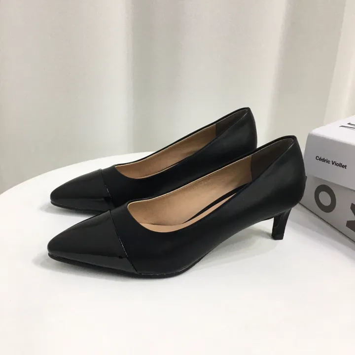 [국내제작/주문폭주] 배색 투톤 스틸레토 쿠션 펌프스 힐 5cm,7cm 상세 이미지 22