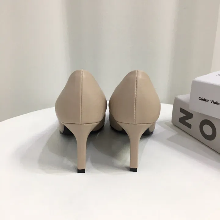 [국내제작/주문폭주] 배색 투톤 스틸레토 쿠션 펌프스 힐 5cm,7cm 상세 이미지 41