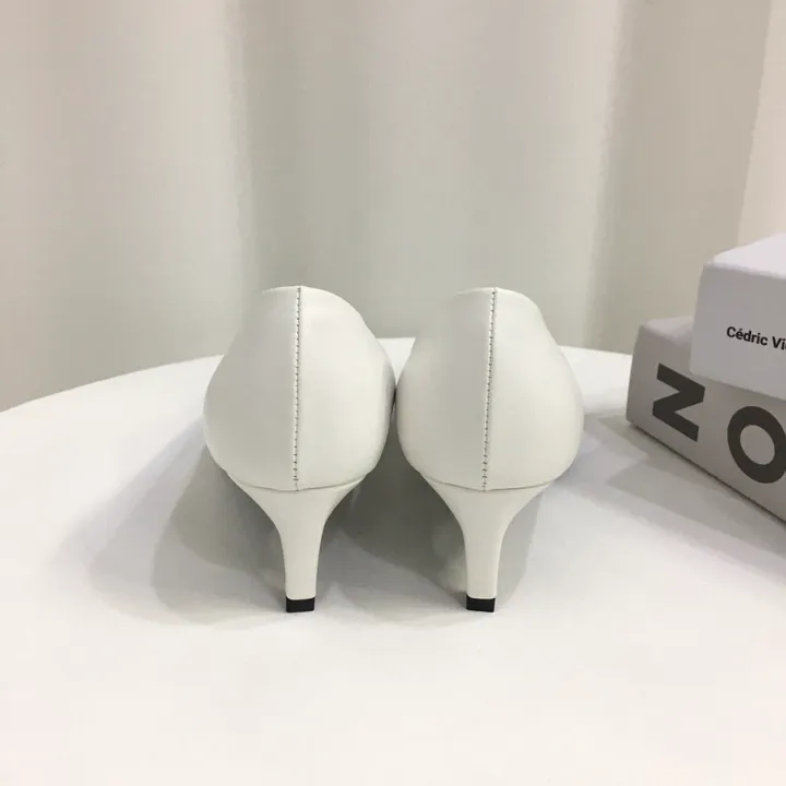 [국내제작/주문폭주] 배색 투톤 스틸레토 쿠션 펌프스 힐 5cm,7cm 상세 이미지 9