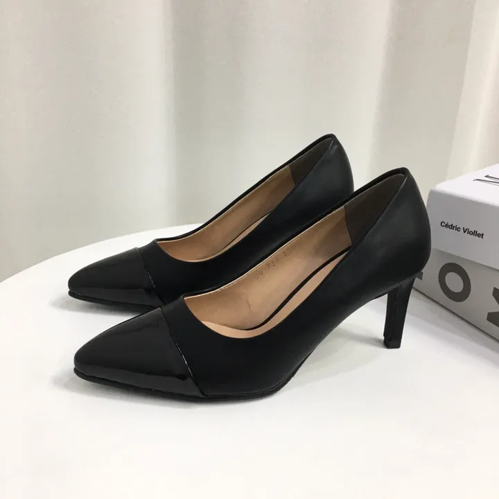 [국내제작/주문폭주] 배색 투톤 스틸레토 쿠션 펌프스 힐 5cm,7cm 상세 이미지 47