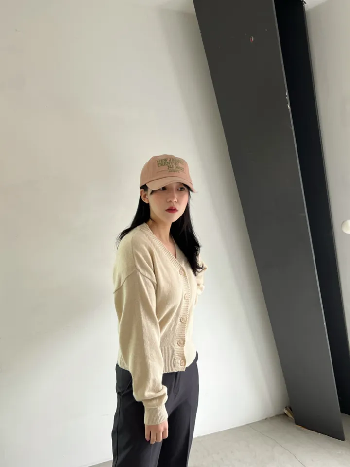[빈티지/핏예쁨/국내생산/모델추천] 뉴 져지 피그먼트 로고 볼캡 여성 빈티지 커플 데일리 야구모자 상세 이미지 2