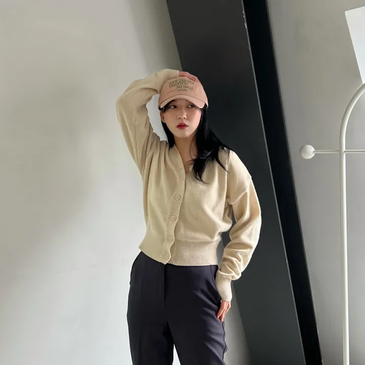 [빈티지/핏예쁨/국내생산/모델추천] 뉴 져지 피그먼트 로고 볼캡 여성 빈티지 커플 데일리 야구모자 상세 이미지 11
