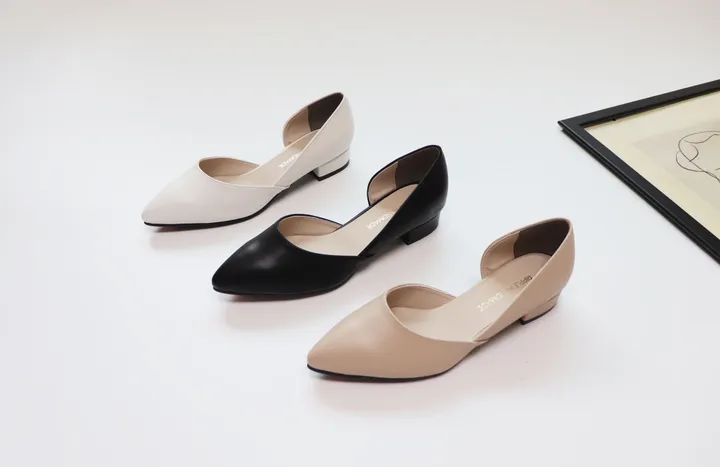 국산수제 3, 5, 7, 9cm 옆트임 펌프스 구두 상세 이미지 4