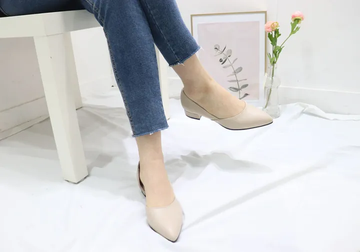 국산수제 3, 5, 7, 9cm 옆트임 펌프스 구두 상세 이미지 12