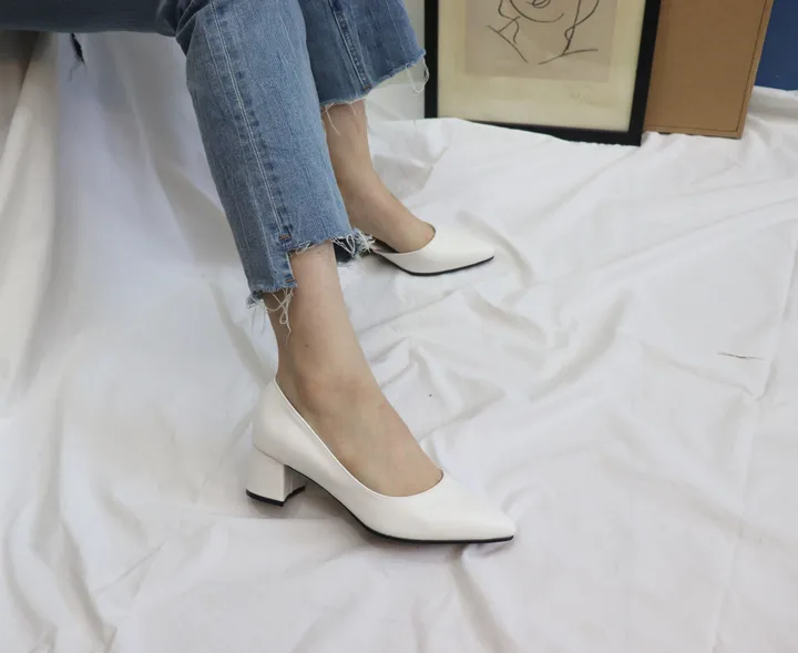 국산수제 3, 5, 7, 9cm 옆트임 펌프스 구두 상세 이미지 21