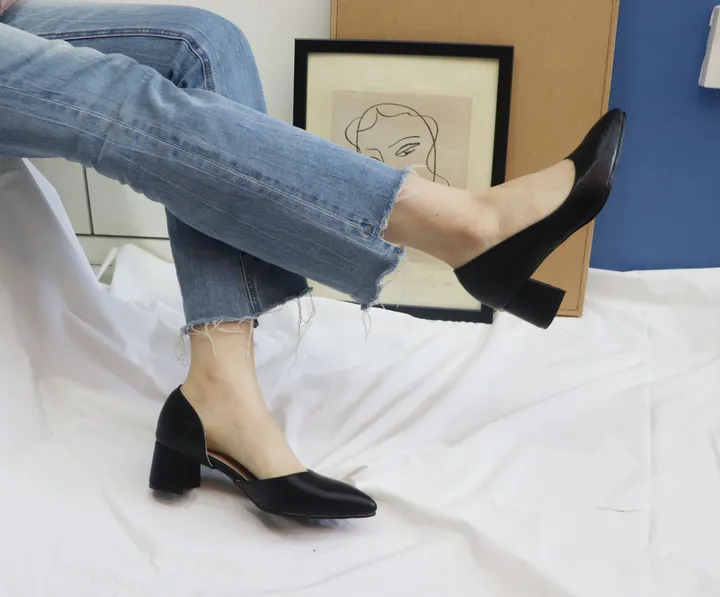 국산수제 3, 5, 7, 9cm 옆트임 펌프스 구두 상세 이미지 24