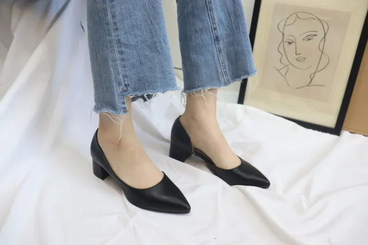 국산수제 3, 5, 7, 9cm 옆트임 펌프스 구두 상세 이미지 26