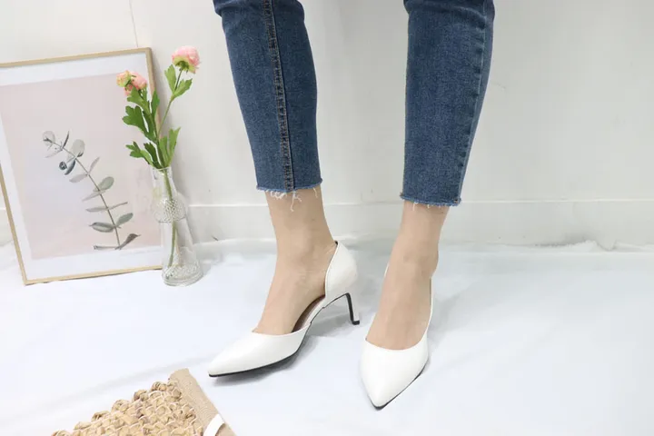 국산수제 3, 5, 7, 9cm 옆트임 펌프스 구두 상세 이미지 56