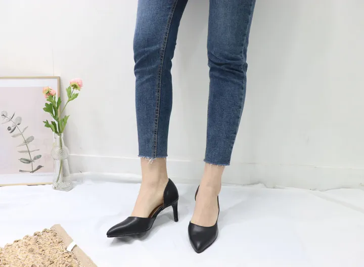 국산수제 3, 5, 7, 9cm 옆트임 펌프스 구두 상세 이미지 65