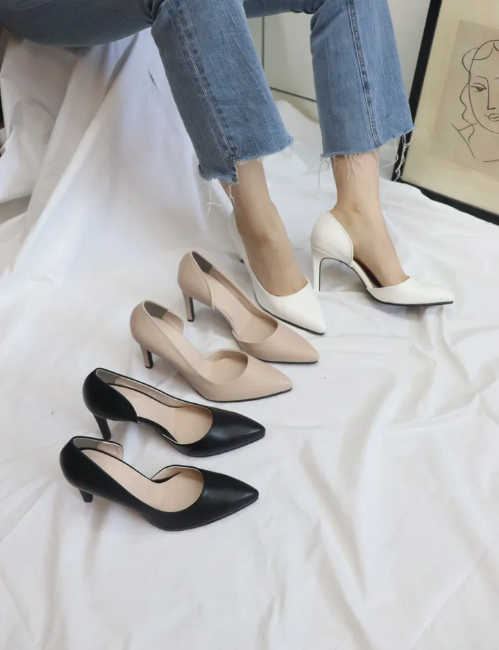 국산수제 3, 5, 7, 9cm 옆트임 펌프스 구두 상세 이미지 78