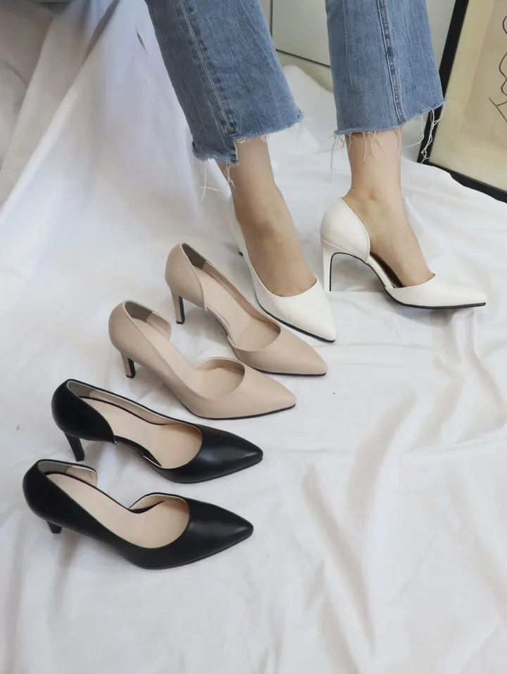 국산수제 3, 5, 7, 9cm 옆트임 펌프스 구두 상세 이미지 79