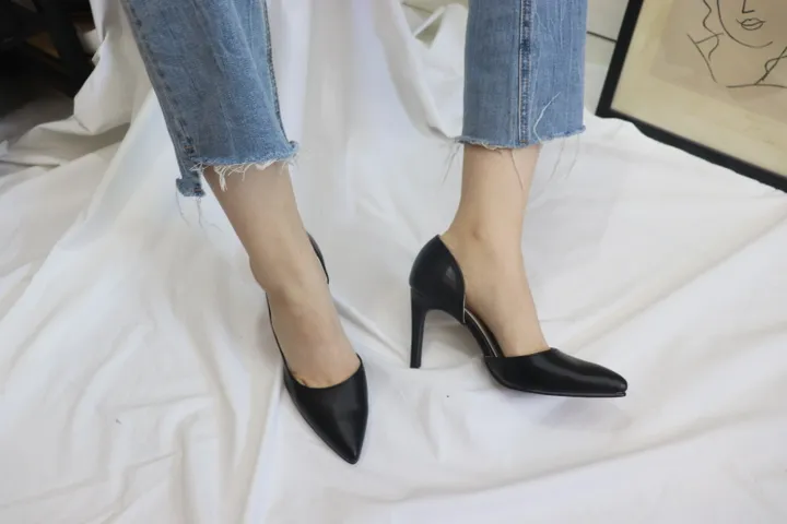 국산수제 3, 5, 7, 9cm 옆트임 펌프스 구두 상세 이미지 81
