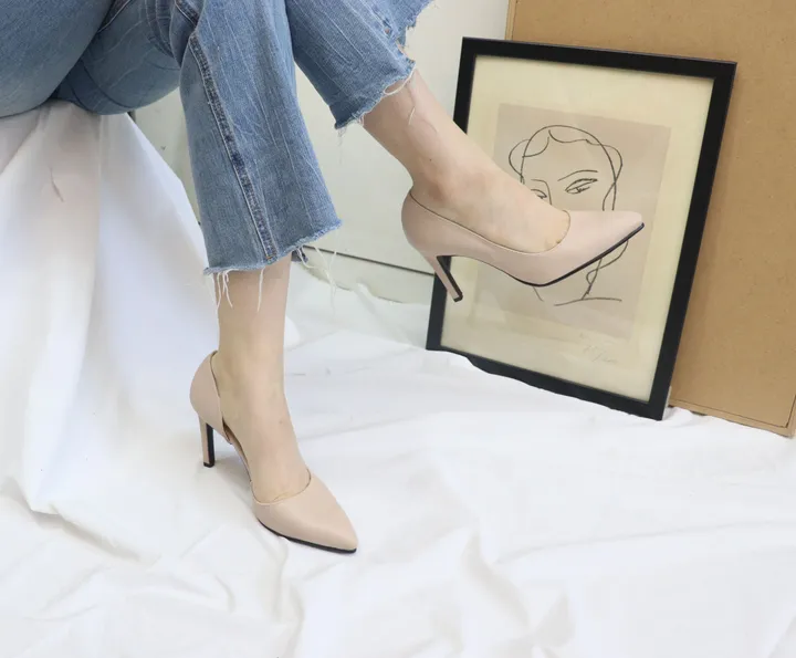 국산수제 3, 5, 7, 9cm 옆트임 펌프스 구두 상세 이미지 86