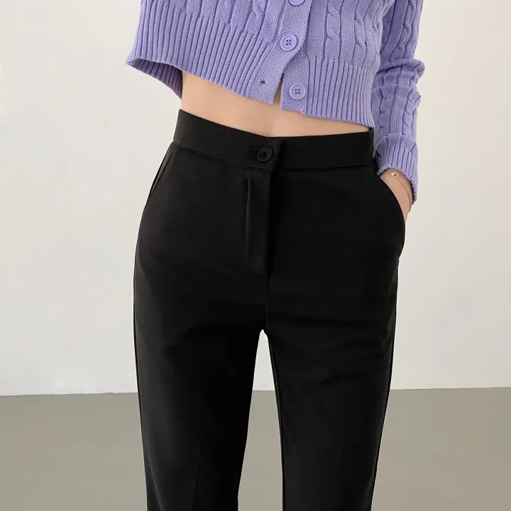 [S~2XL/3가지기장] 숏,미디엄,롱버전 사방스판 일자핏 밴딩 슬랙스 상세 이미지 6