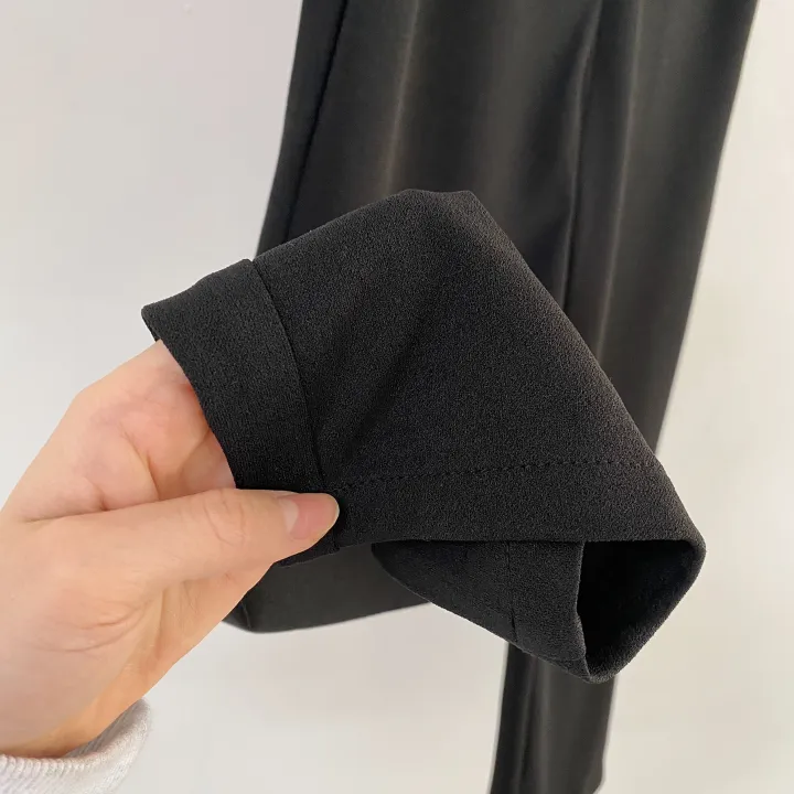 [S~2XL/3가지기장] 숏,미디엄,롱버전 사방스판 일자핏 밴딩 슬랙스 상세 이미지 15
