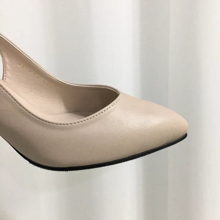 [당일배송/국산수제] 5cm,7cm,9cm 스틸레토 쿠션 브이컷 슬링백힐 상세 이미지 19