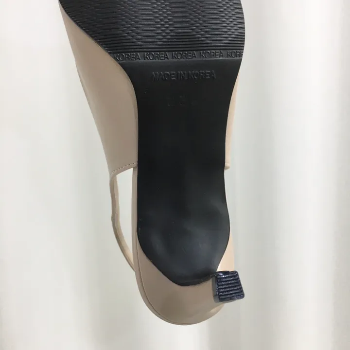[당일배송/국산수제] 5cm,7cm,9cm 스틸레토 쿠션 브이컷 슬링백힐 상세 이미지 25