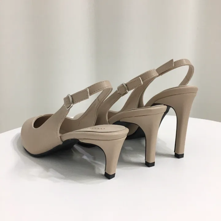 [당일배송/국산수제] 5cm,7cm,9cm 스틸레토 쿠션 브이컷 슬링백힐 상세 이미지 22