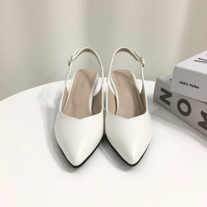 [당일배송/국산수제] 5cm,7cm,9cm 스틸레토 쿠션 브이컷 슬링백힐 상세 이미지 26
