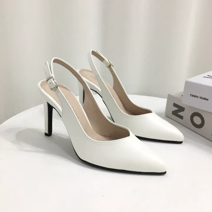 [당일배송/국산수제] 5cm,7cm,9cm 스틸레토 쿠션 브이컷 슬링백힐 상세 이미지 66