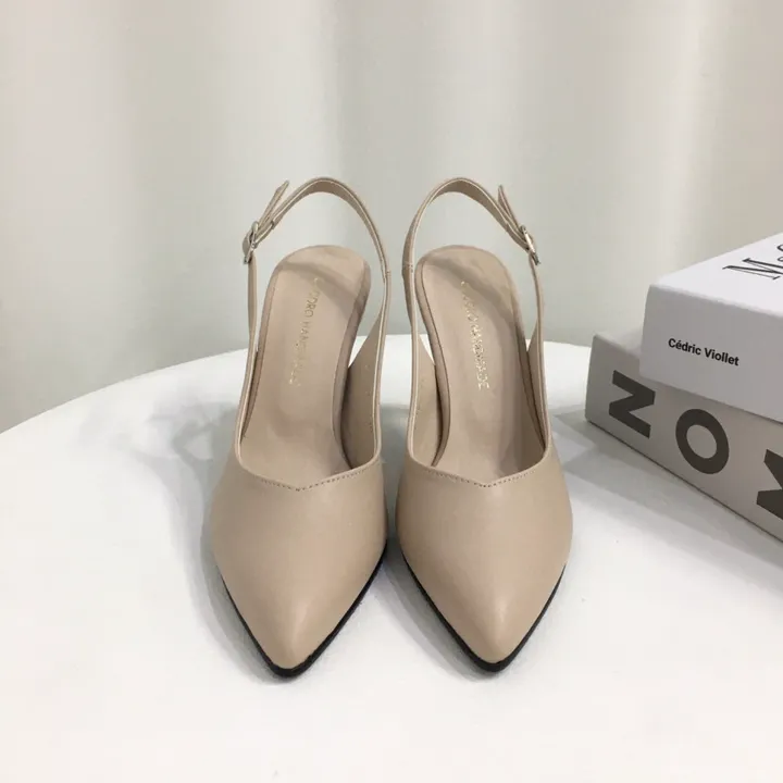 [당일배송/국산수제] 5cm,7cm,9cm 스틸레토 쿠션 브이컷 슬링백힐 상세 이미지 72