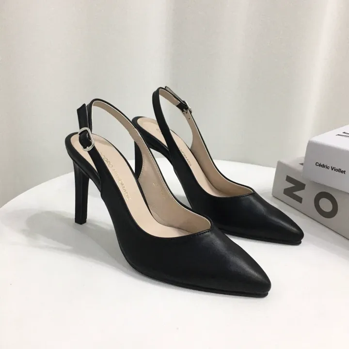 [당일배송/국산수제] 5cm,7cm,9cm 스틸레토 쿠션 브이컷 슬링백힐 상세 이미지 80