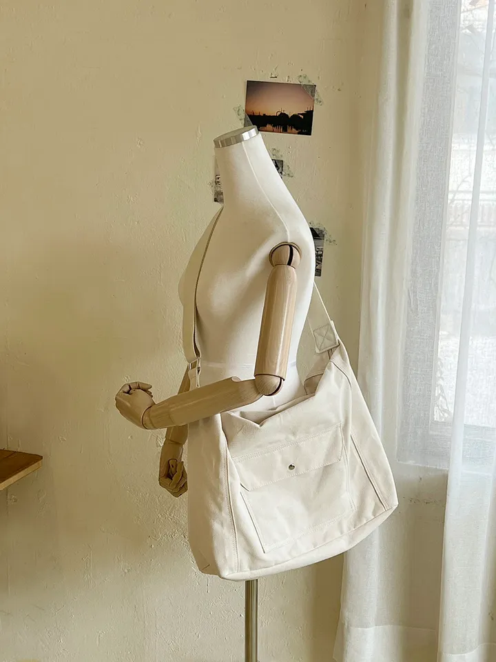 캔버스 뉴브릿 지퍼 빅 크로스 에코백 (2color) 상세 이미지 22