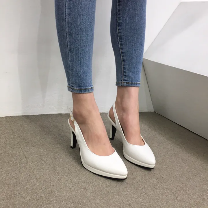 가보시 슬링백힐[오늘출발]최저가 국산수제 스틸레토 가보시 쿠션 슬링백 힐 8cm 상세 이미지 12