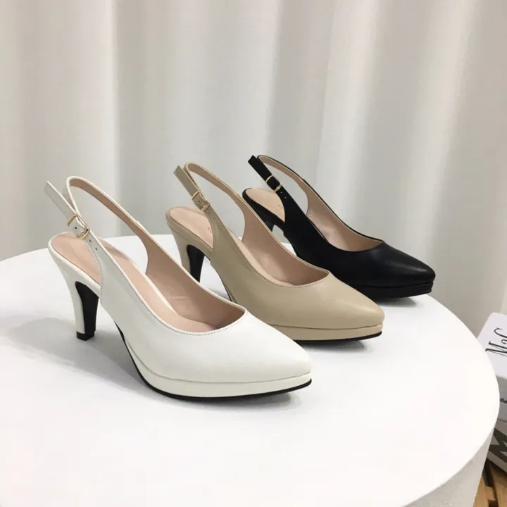 가보시 슬링백힐[오늘출발]최저가 국산수제 스틸레토 가보시 쿠션 슬링백 힐 8cm 상세 이미지 2