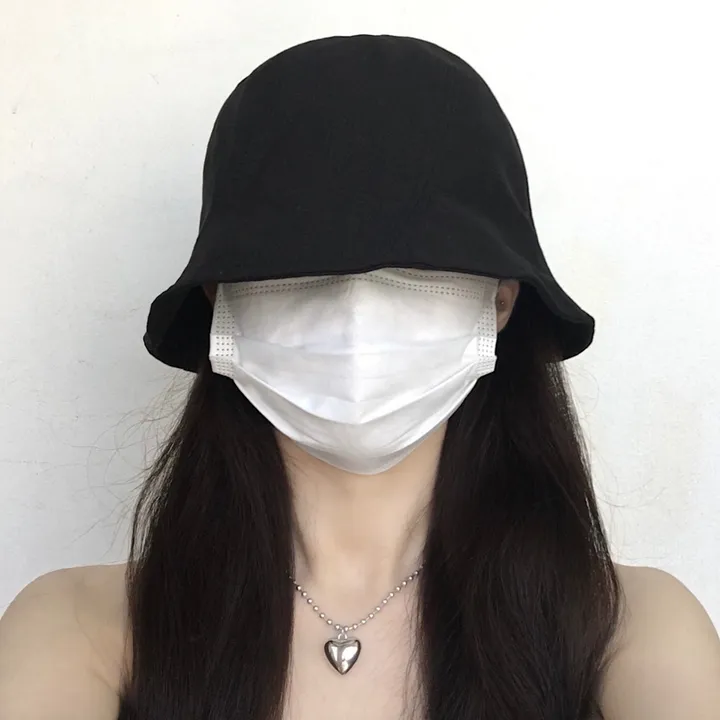[추가할인/당일출고] 오드리 벙거지 - 봄 여름 가을 겨울 사계절 여자 버킷햇 빅사이즈 모자 방수 가벼운 커플 남자 코수술 눈수술 쌍수 성형수술 코성형 블랙 베이지 그린 핑크 상세 이미지 29