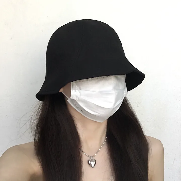 [추가할인/당일출고] 오드리 벙거지 - 봄 여름 가을 겨울 사계절 여자 버킷햇 빅사이즈 모자 방수 가벼운 커플 남자 코수술 눈수술 쌍수 성형수술 코성형 블랙 베이지 그린 핑크 상세 이미지 30
