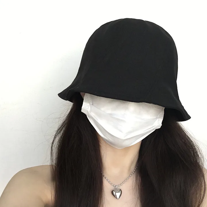 [추가할인/당일출고] 오드리 벙거지 - 봄 여름 가을 겨울 사계절 여자 버킷햇 빅사이즈 모자 방수 가벼운 커플 남자 코수술 눈수술 쌍수 성형수술 코성형 블랙 베이지 그린 핑크 상세 이미지 34