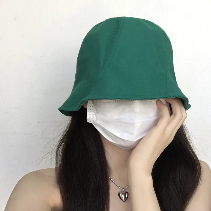 [추가할인/당일출고] 오드리 벙거지 - 봄 여름 가을 겨울 사계절 여자 버킷햇 빅사이즈 모자 방수 가벼운 커플 남자 코수술 눈수술 쌍수 성형수술 코성형 블랙 베이지 그린 핑크 상세 이미지 20