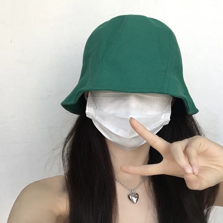 [추가할인/당일출고] 오드리 벙거지 - 봄 여름 가을 겨울 사계절 여자 버킷햇 빅사이즈 모자 방수 가벼운 커플 남자 코수술 눈수술 쌍수 성형수술 코성형 블랙 베이지 그린 핑크 상세 이미지 21