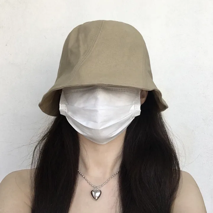 [추가할인/당일출고] 오드리 벙거지 - 봄 여름 가을 겨울 사계절 여자 버킷햇 빅사이즈 모자 방수 가벼운 커플 남자 코수술 눈수술 쌍수 성형수술 코성형 블랙 베이지 그린 핑크 상세 이미지 3