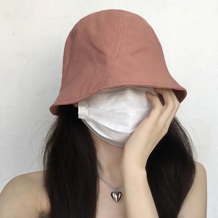 [추가할인/당일출고] 오드리 벙거지 - 봄 여름 가을 겨울 사계절 여자 버킷햇 빅사이즈 모자 방수 가벼운 커플 남자 코수술 눈수술 쌍수 성형수술 코성형 블랙 베이지 그린 핑크 상세 이미지 26