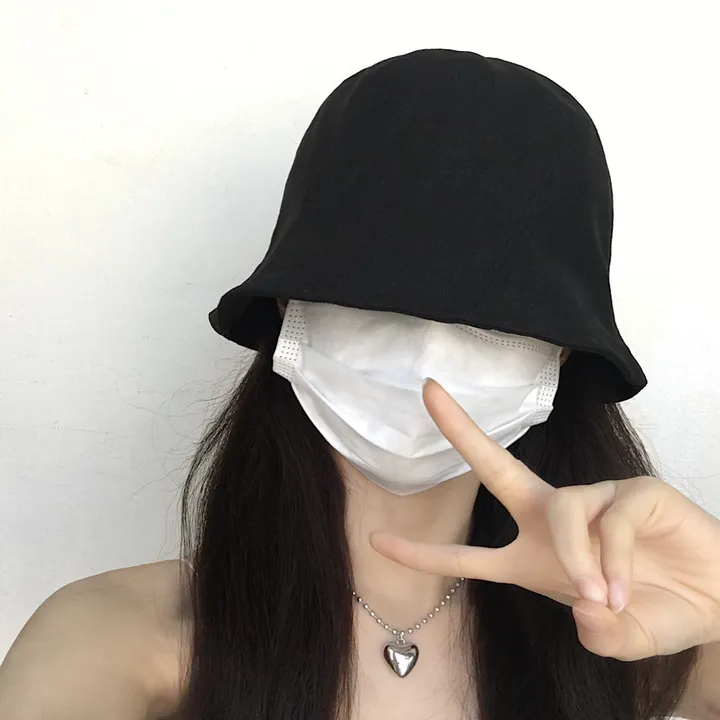 [추가할인/당일출고] 오드리 벙거지 - 봄 여름 가을 겨울 사계절 여자 버킷햇 빅사이즈 모자 방수 가벼운 커플 남자 코수술 눈수술 쌍수 성형수술 코성형 블랙 베이지 그린 핑크 상세 이미지 33