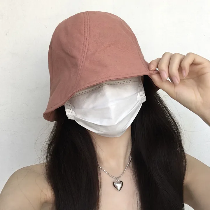 [추가할인/당일출고] 오드리 벙거지 - 봄 여름 가을 겨울 사계절 여자 버킷햇 빅사이즈 모자 방수 가벼운 커플 남자 코수술 눈수술 쌍수 성형수술 코성형 블랙 베이지 그린 핑크 상세 이미지 25