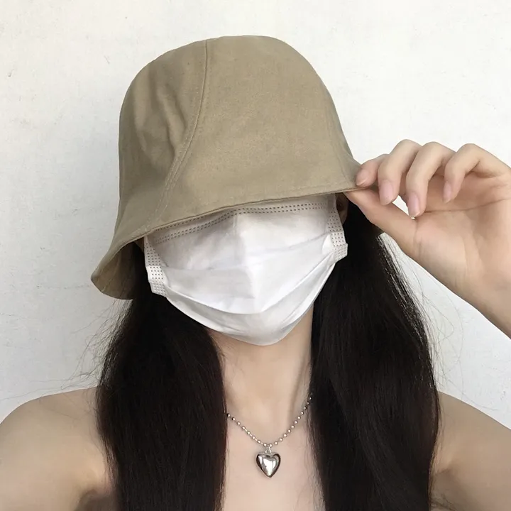 [추가할인/당일출고] 오드리 벙거지 - 봄 여름 가을 겨울 사계절 여자 버킷햇 빅사이즈 모자 방수 가벼운 커플 남자 코수술 눈수술 쌍수 성형수술 코성형 블랙 베이지 그린 핑크 상세 이미지 6