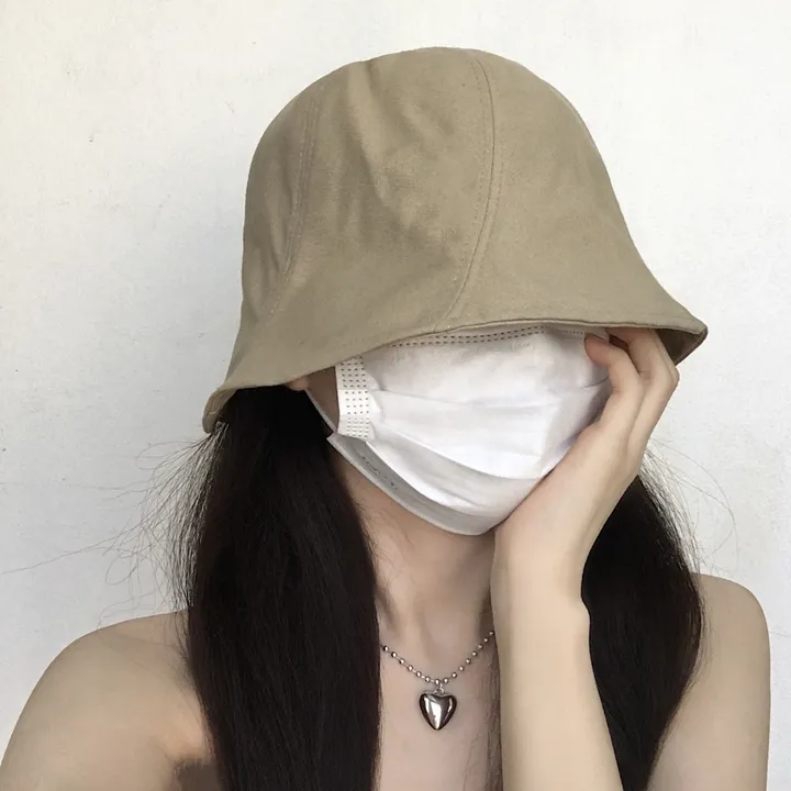[추가할인/당일출고] 오드리 벙거지 - 봄 여름 가을 겨울 사계절 여자 버킷햇 빅사이즈 모자 방수 가벼운 커플 남자 코수술 눈수술 쌍수 성형수술 코성형 블랙 베이지 그린 핑크 상세 이미지 7