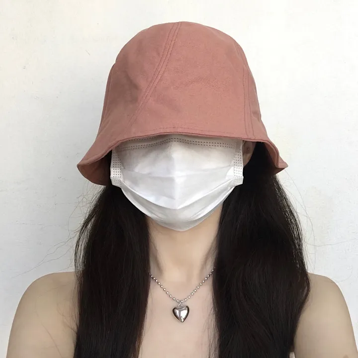 [추가할인/당일출고] 오드리 벙거지 - 봄 여름 가을 겨울 사계절 여자 버킷햇 빅사이즈 모자 방수 가벼운 커플 남자 코수술 눈수술 쌍수 성형수술 코성형 블랙 베이지 그린 핑크 상세 이미지 23