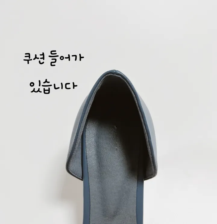 사이드오픈 레더 스틸레토 미들힐 상세 이미지 15