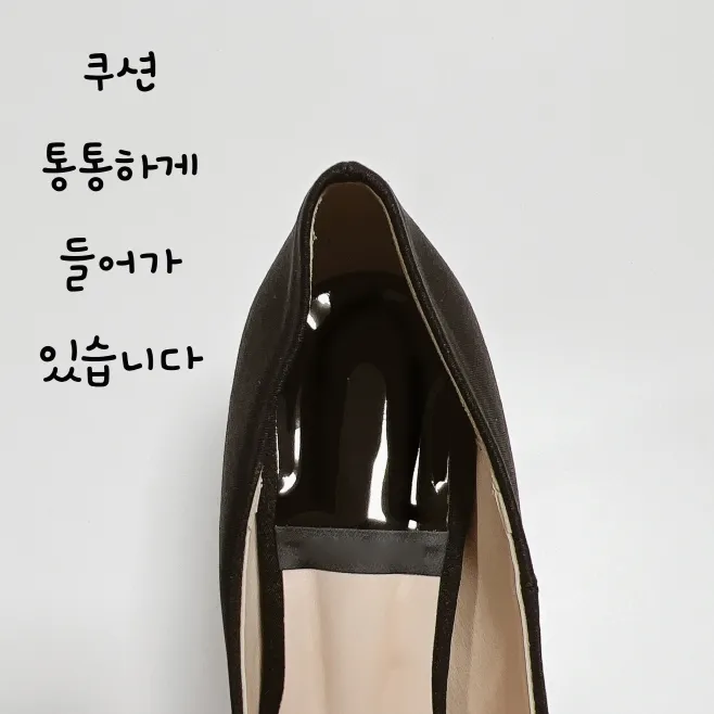 새틴 스틸레토 베이직 하이힐 펌프스 상세 이미지 11