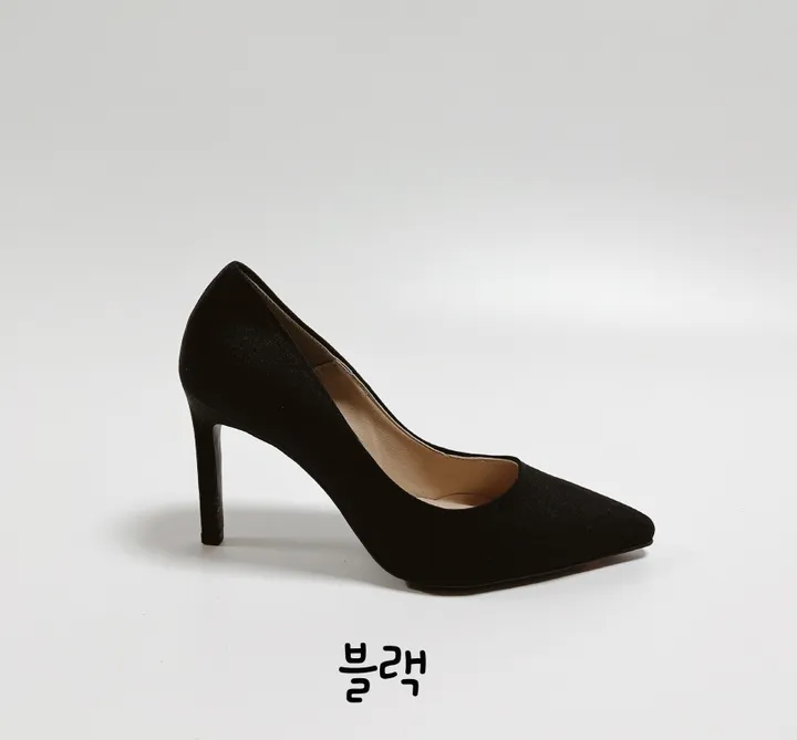 새틴 스틸레토 베이직 하이힐 펌프스 상세 이미지 26