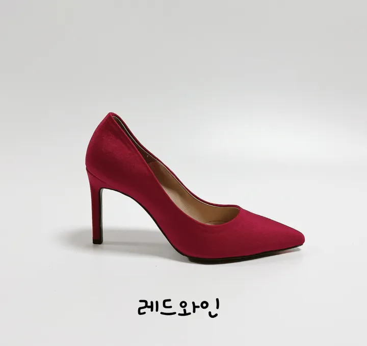 새틴 스틸레토 베이직 하이힐 펌프스 상세 이미지 23