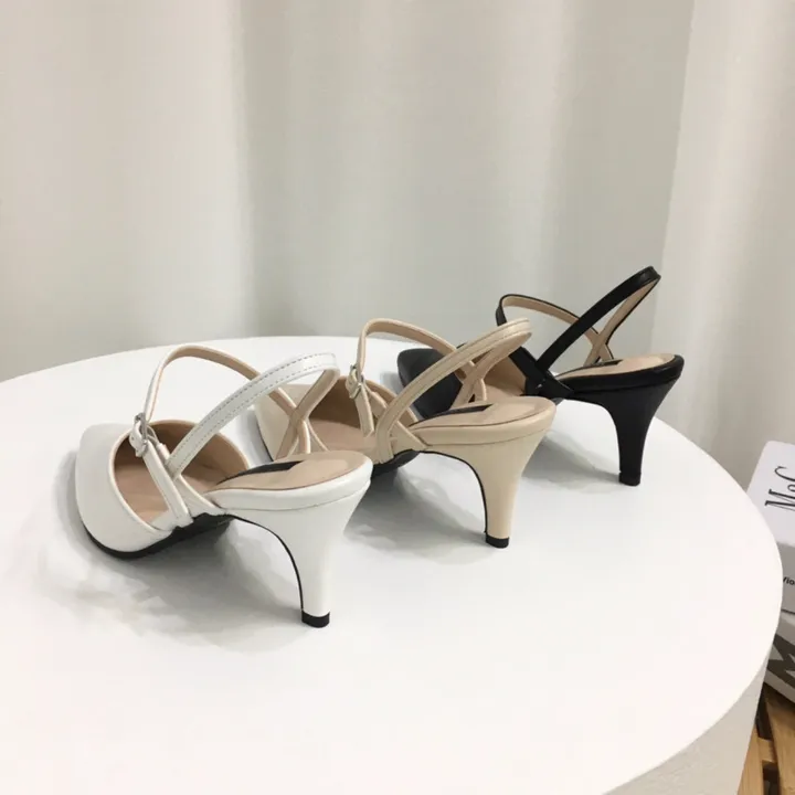 [당일배송/국산수제] 2cm,7cm 스틸레토 라인 쿠션 스트랩힐 상세 이미지 5
