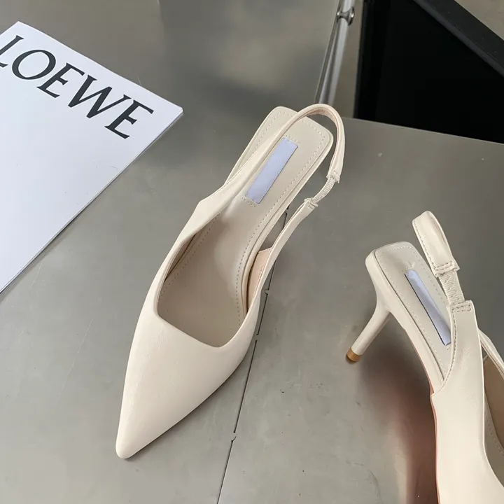 4color 여성 스틸레토 슬링백힐 구두7cm 상세 이미지 13