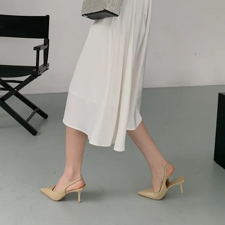 4color 여성 스틸레토 슬링백힐 구두7cm 상세 이미지 27