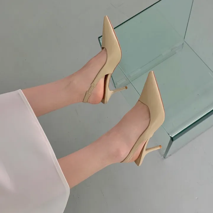 4color 여성 스틸레토 슬링백힐 구두7cm 상세 이미지 28
