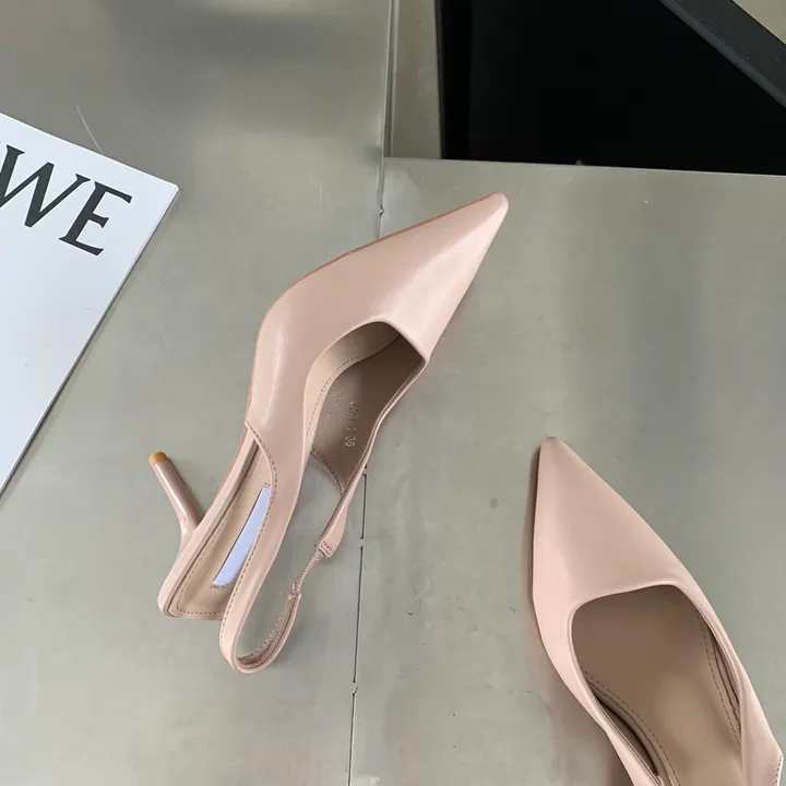 4color 여성 스틸레토 슬링백힐 구두7cm 상세 이미지 30